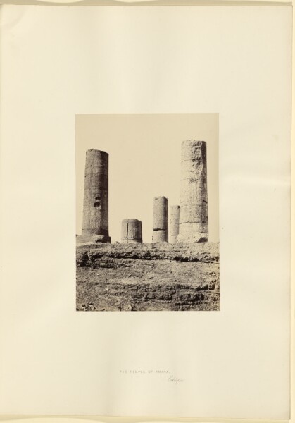 Francis Frith, The Temple of Amara, Ehtiopia