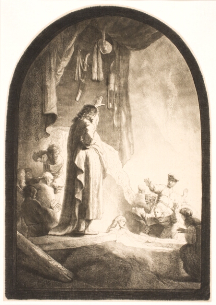 Rembrandt van Rijn, Lazarus' opvækkelse