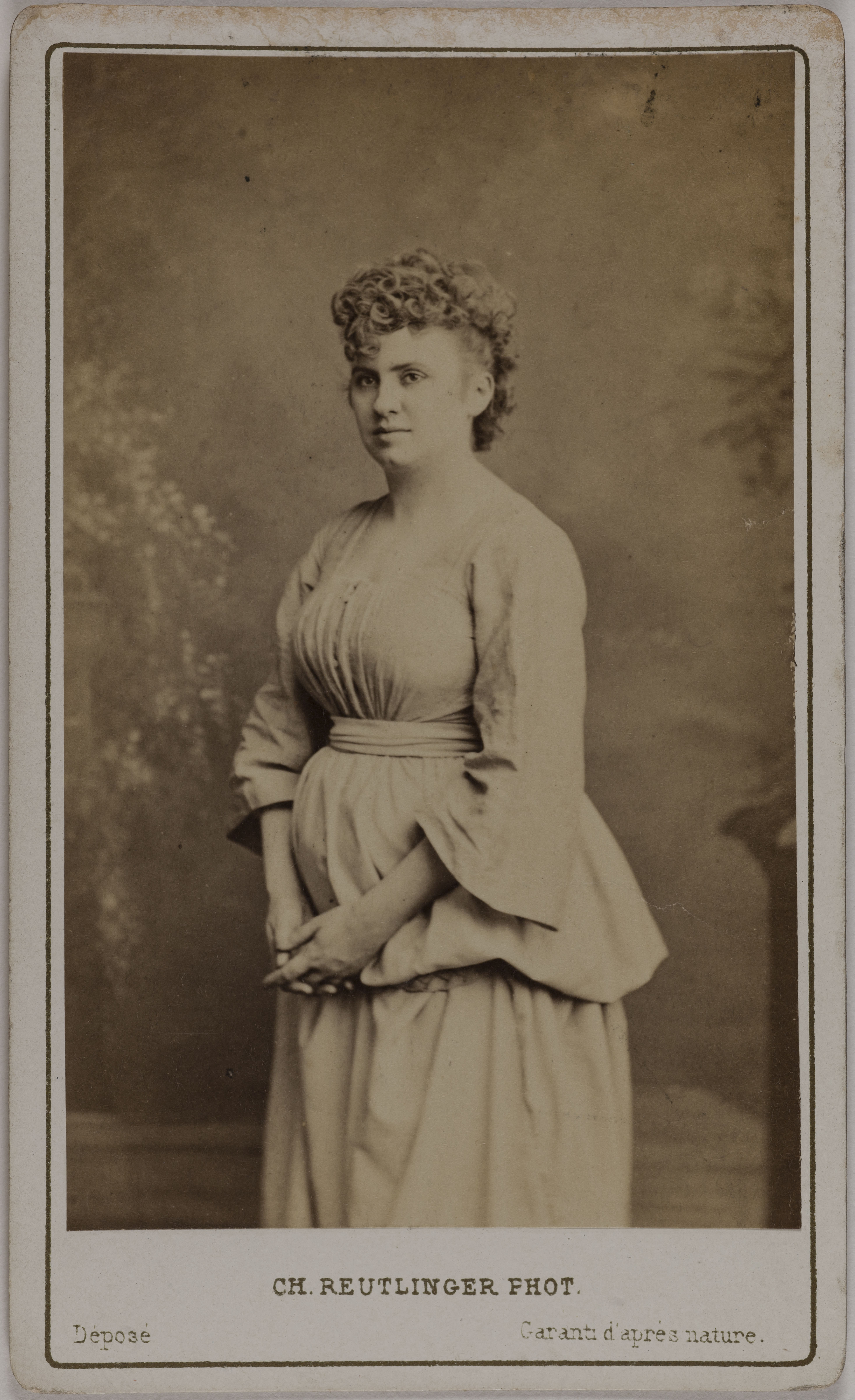 Charles Reutlinger, Portrait de Blanche d'Antigny (Maria Ernestine Antigny, dite), (1842-1874), (actrice)