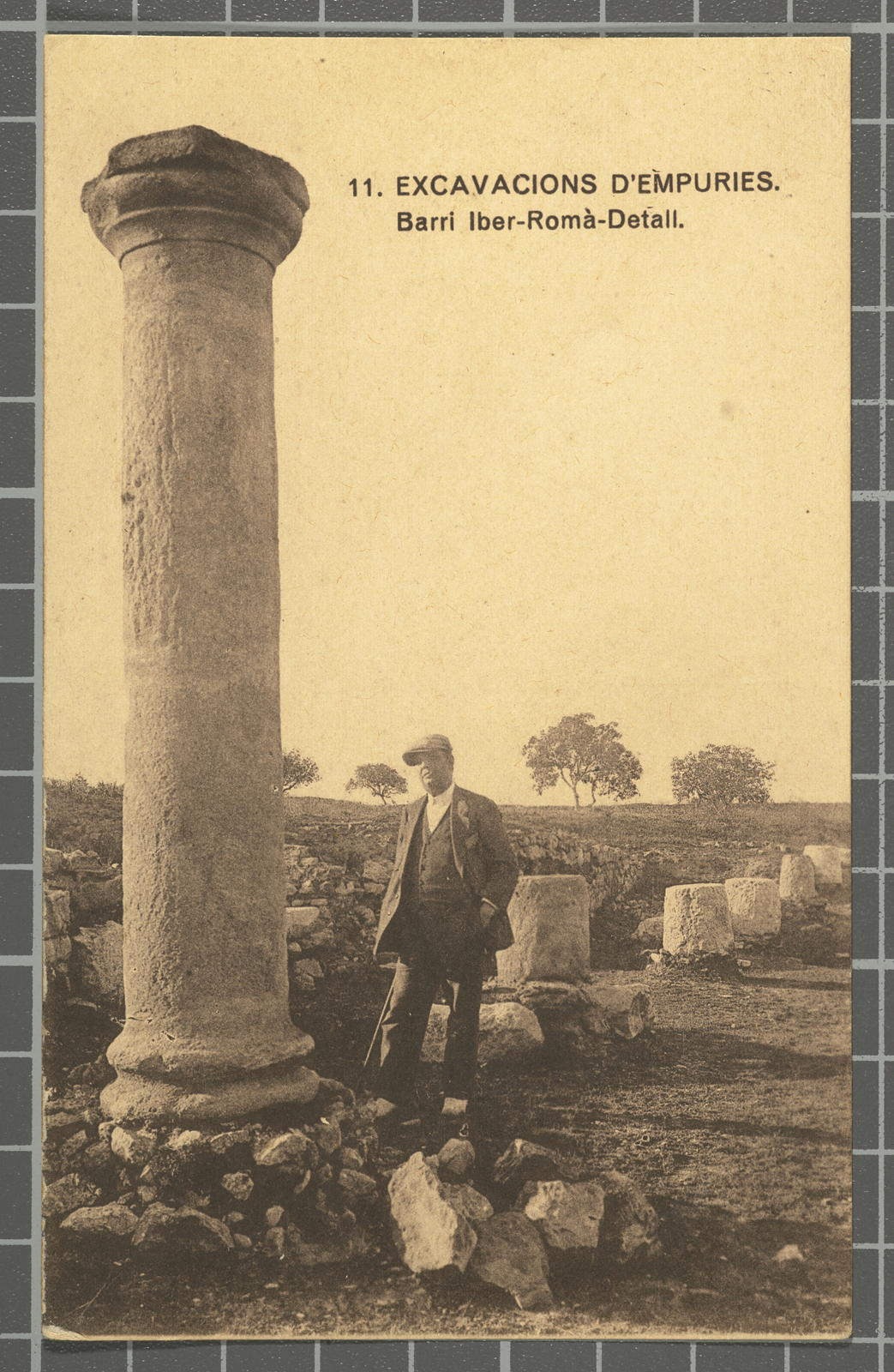 Josep Esquirol Pérez, 11. Excavations of Empuries. Iber-Roman-Detail neighbourhood