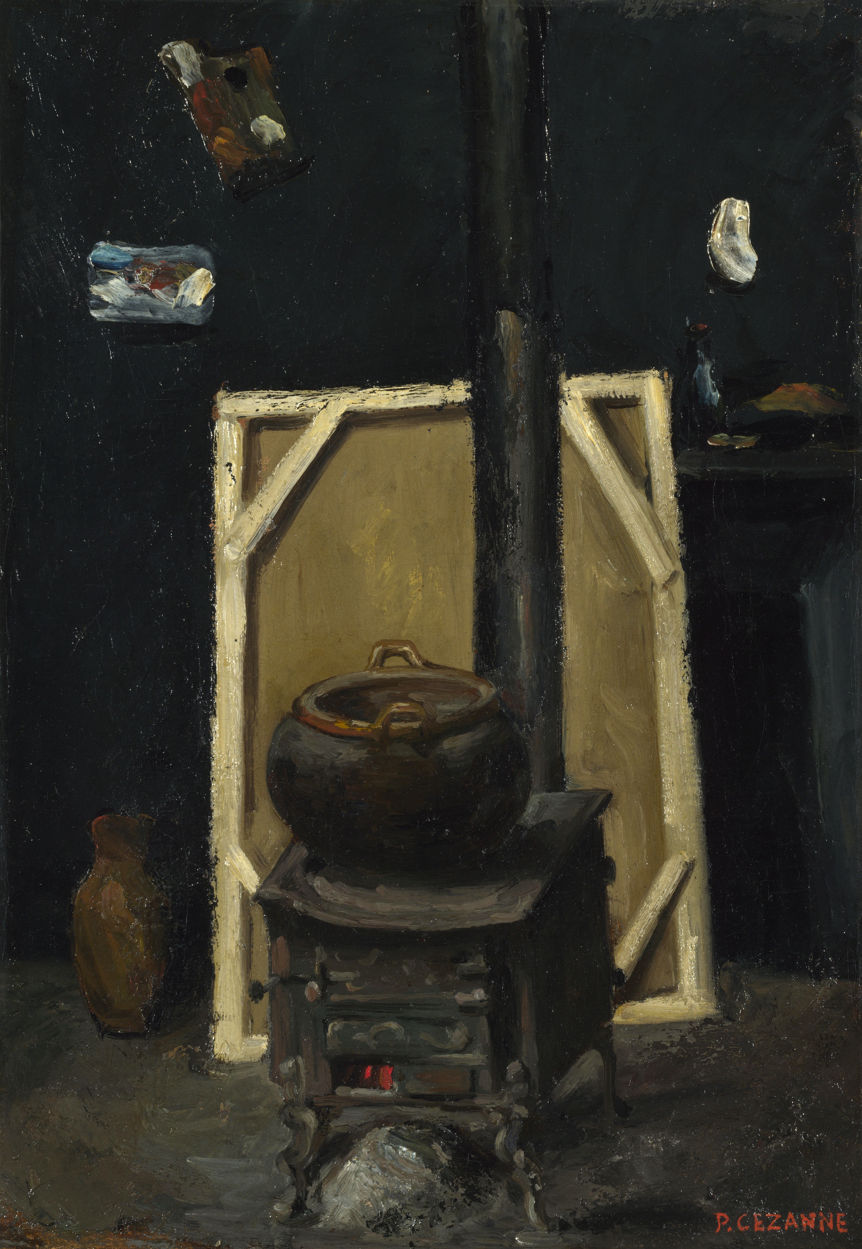 Paul Cézanne, Le Poêle de l'atelier (The Stove in the Studio)