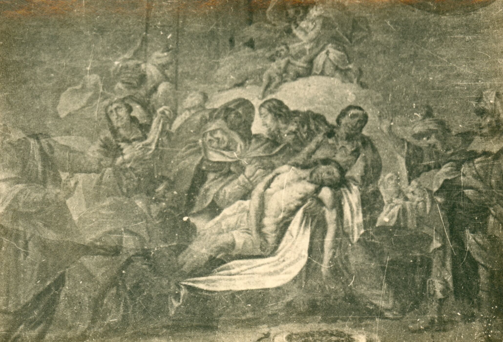 Branko Fučić, Rovinj, slika, ulje na platnu: Skidanje s križa, u kapelici Madonna della Salute