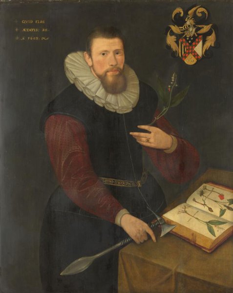 anonymous, Portrait of a Botanist