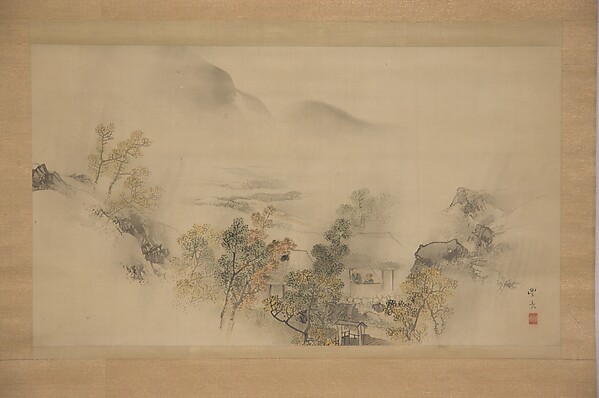 Okamoto Toyohiko, Autumn Landscape