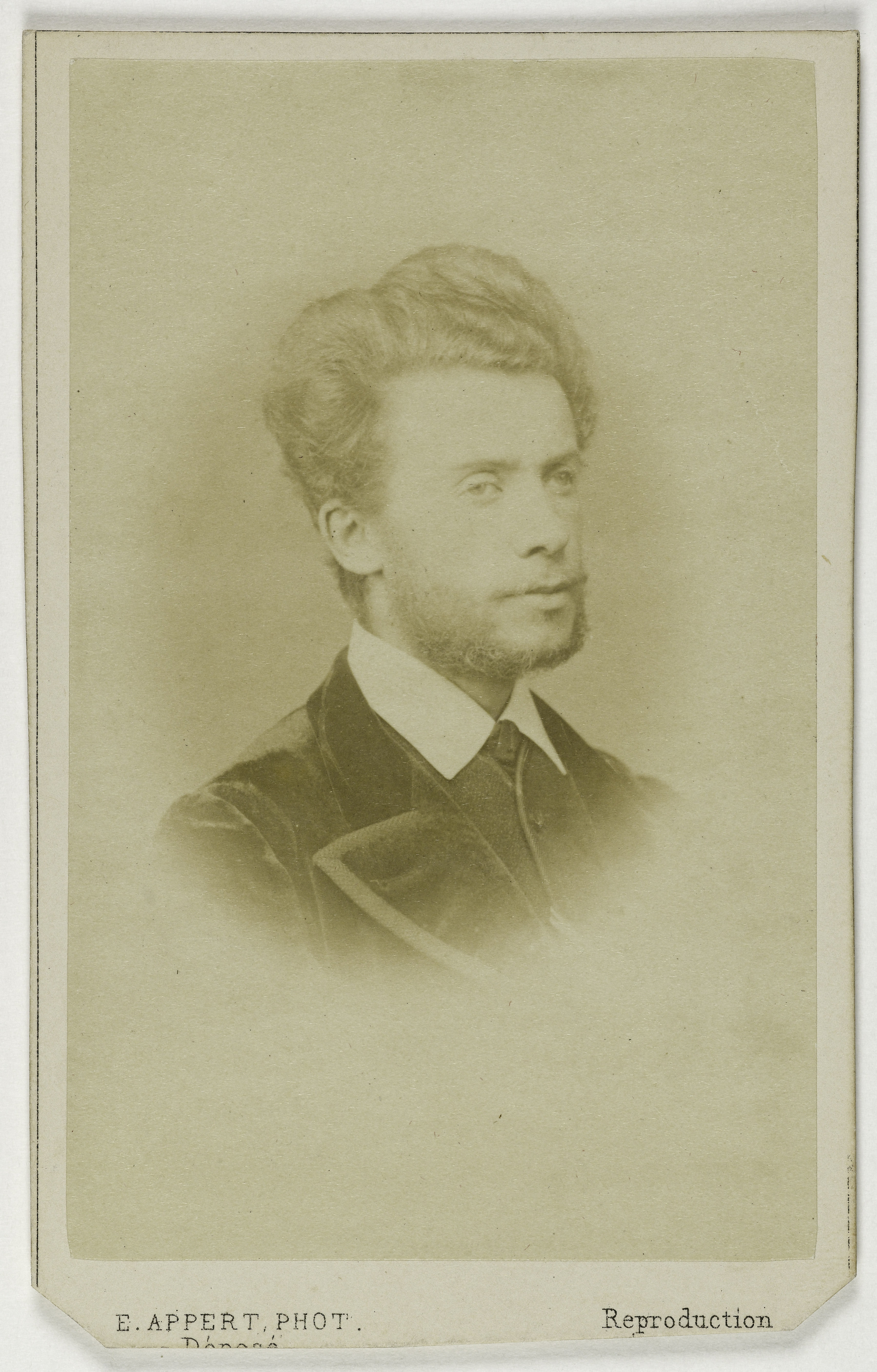 Ernest Charles Appert, Portrait de Gromier Marc Amédé, (journaliste)