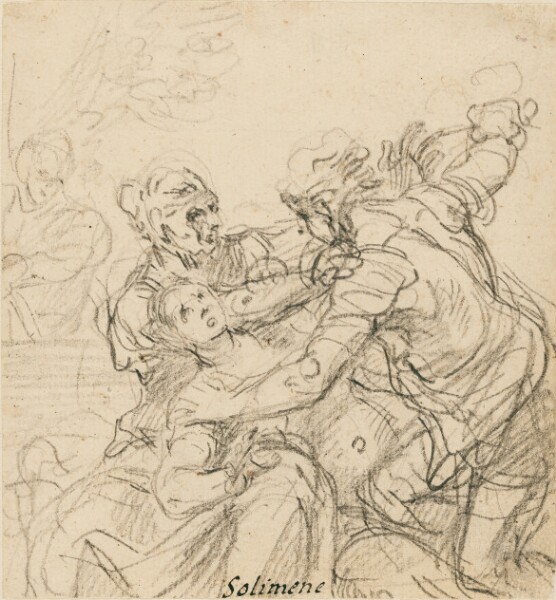 Francesco Solimena, Study for the Death of Messalina