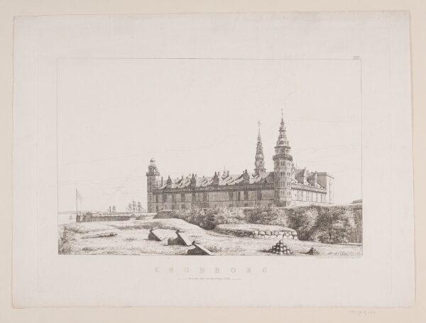 Constantin Hansen, Kronborg set fra den nordvestlige side