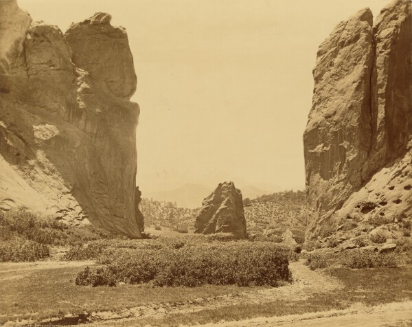 William Henry Jackson, Gateway Garden of the Gods and Pikes Peak