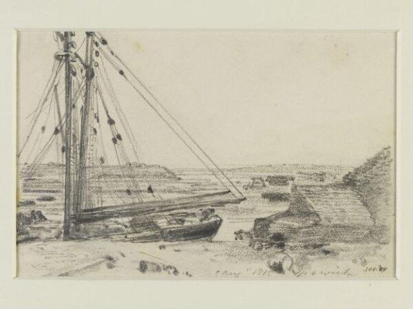 Constable, John (RA), Shipping, near Ipswich