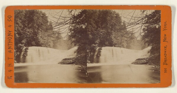 Edward and Henry T. Anthony & Co., Scenery of Ithaca and Vicinity, N.Y. Foaming Fall - Fall Creek.