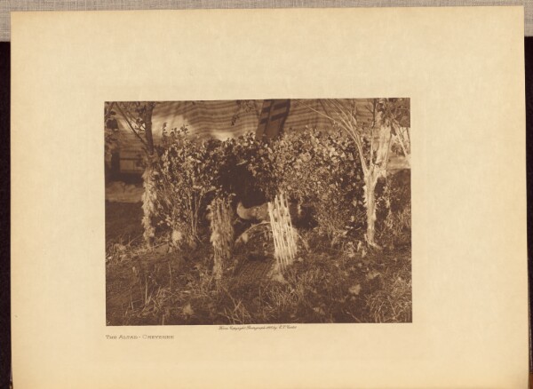 Edward S. Curtis, The Altar - Cheyenne