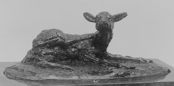 Antoine-Louis Barye, Fawn Scratching