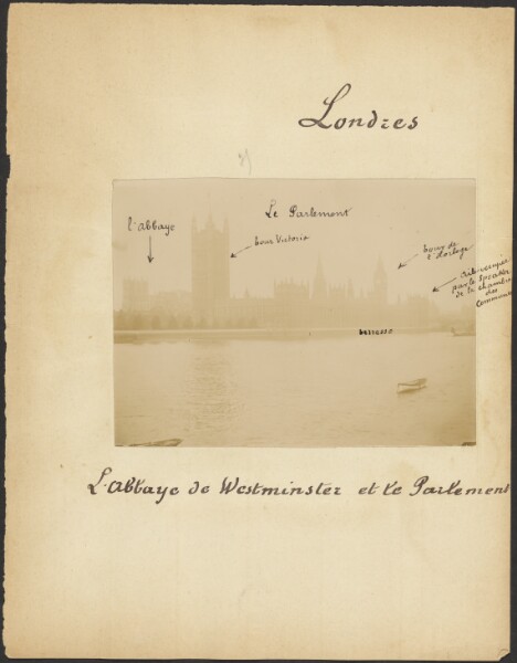 Unknown, [Westminster Abbey and Parliament in the fog]