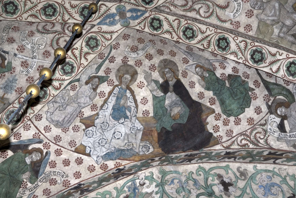 Bengt Backlund, Kalkmålning i Täby kyrka, Uppland 2009