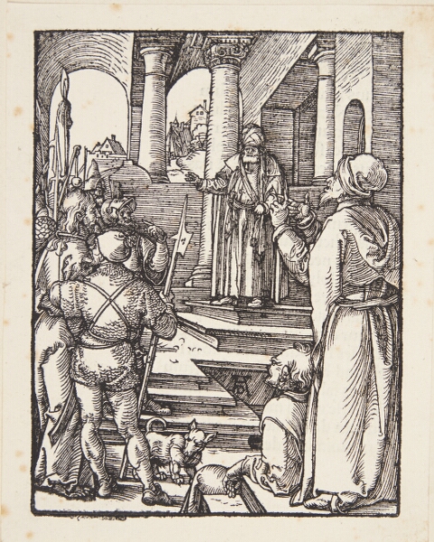 Albrecht Dürer, Kristus for Pilatus