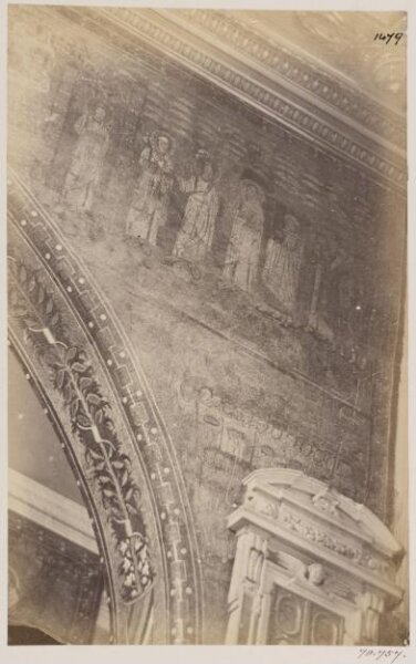 Parker, John Henry, Mosaics - S. Prassede, Right-hand side of outer Arch, Figures of Saints and Martyrs, A.D. 820