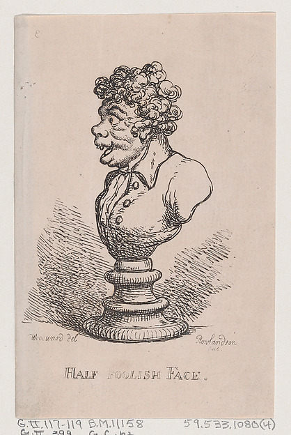 Thomas Rowlandson, Half Foolish Face