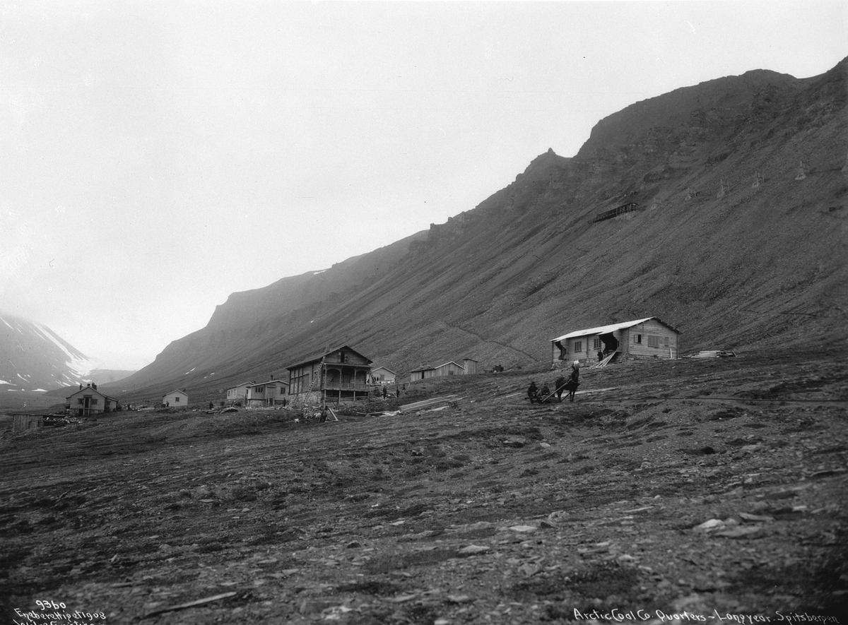 Anders Beer Wilse, Prot: Longyear City - Advent Bay Amerikanske Kul Co. 19/8 1908