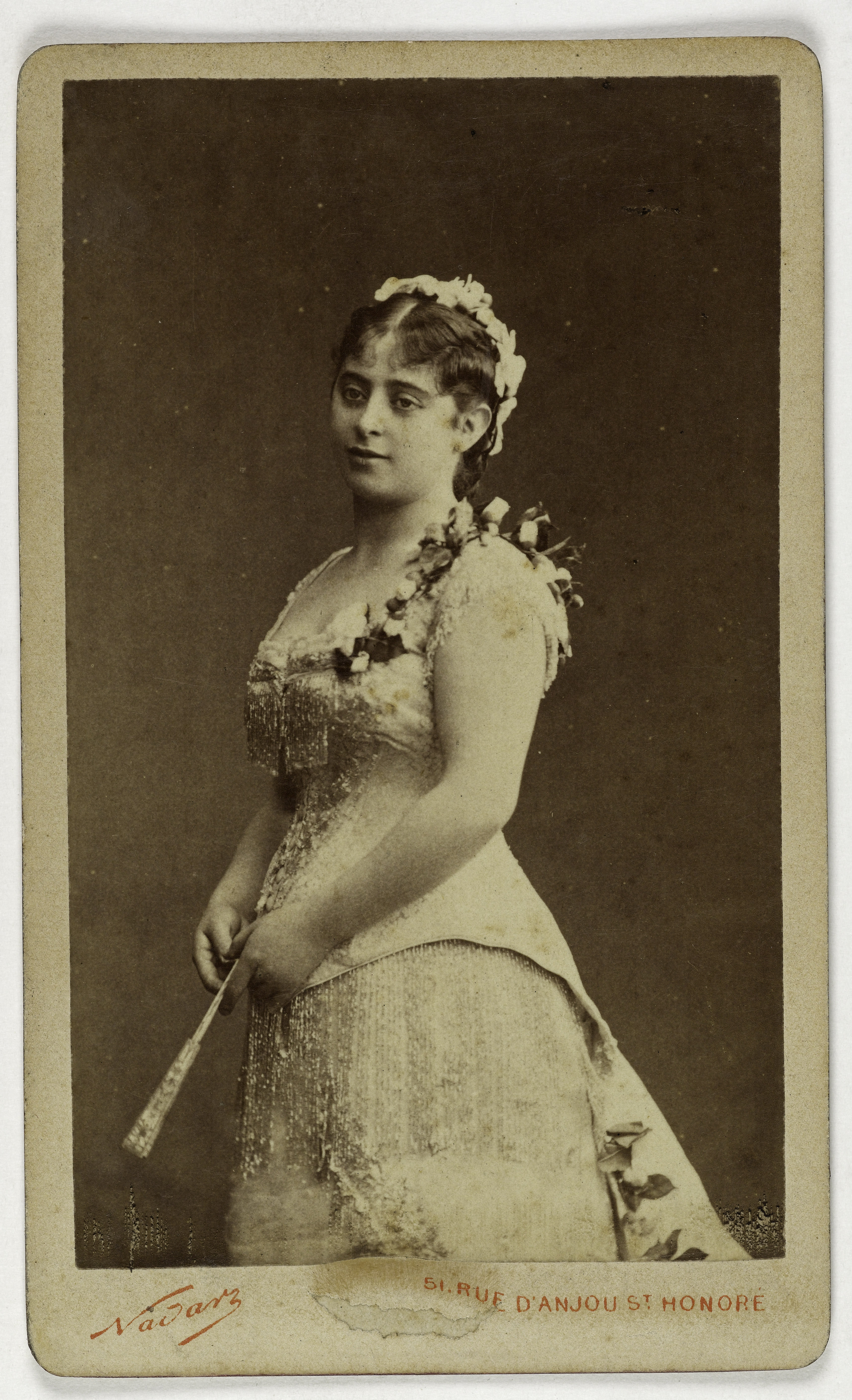 Atelier Nadar, Portrait de Marie Heilbron (épouse de monsieur de la Panouse, 1849-1886, actrice)