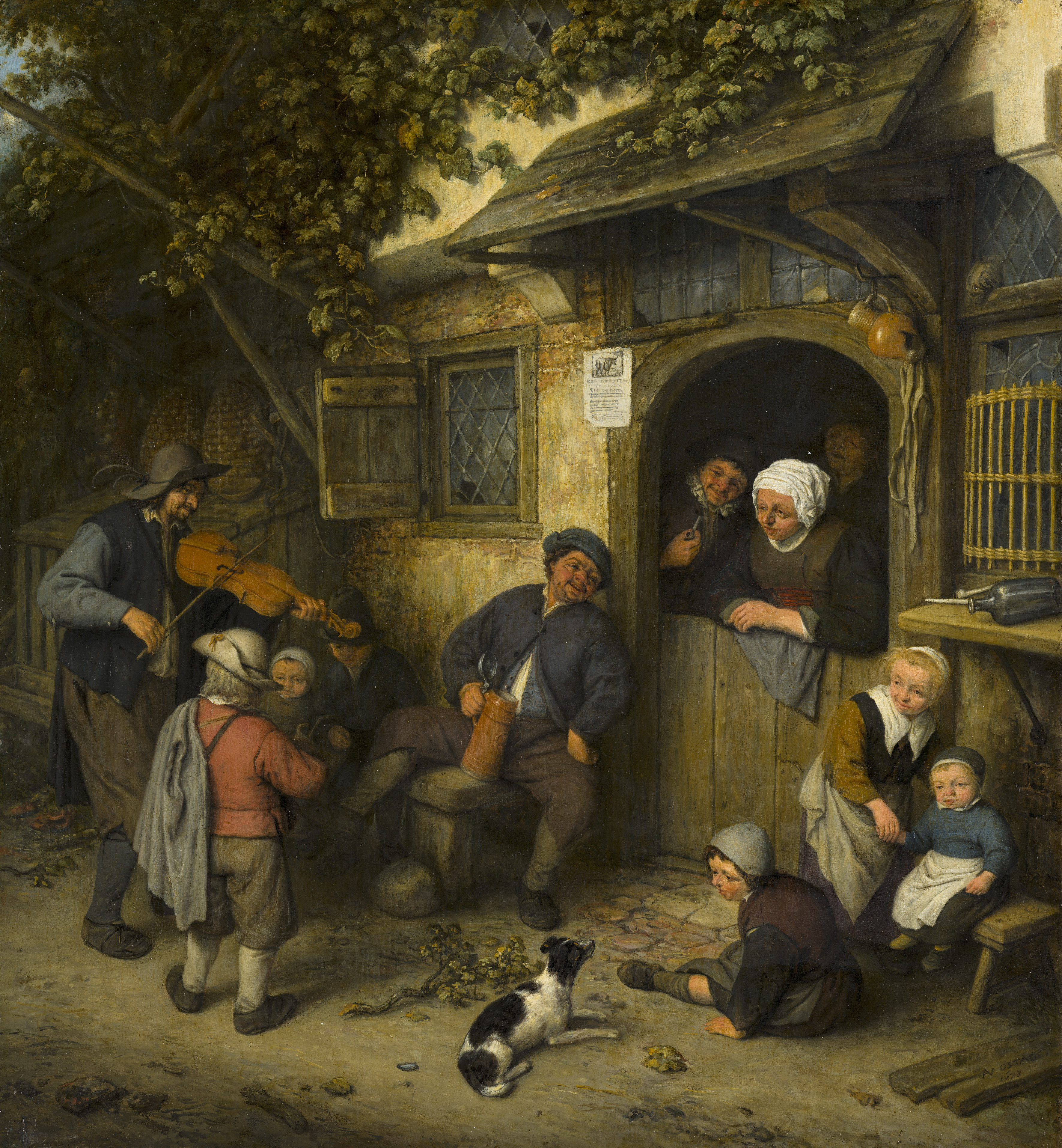 Adriaen van Ostade, Vioolspeler