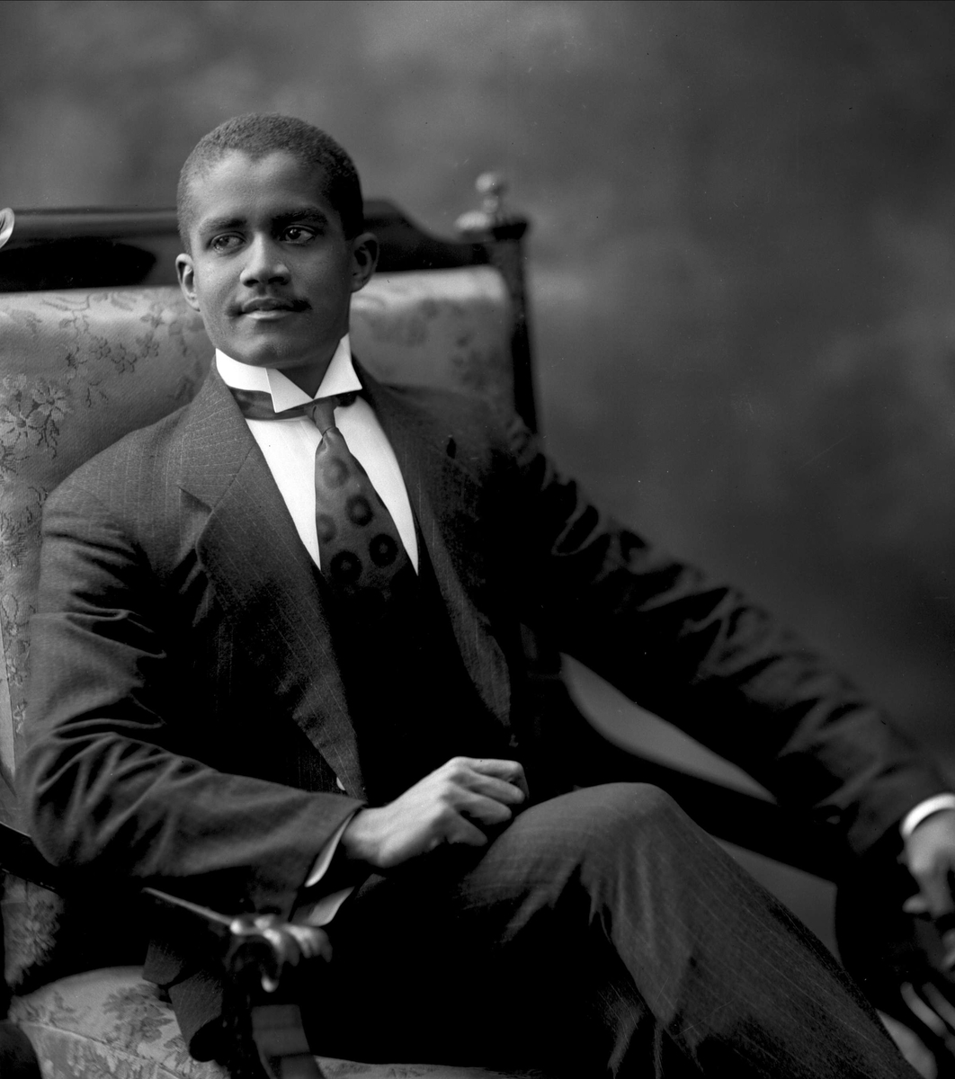 Gustav Borgen, Portrett, mann av afrikansk opprinnelse. Amphilopio de Oransjo.