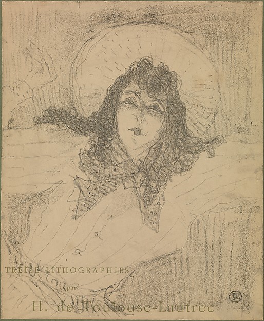 Henri de Toulouse-Lautrec, May Belfort, Title page for "Treize Lithographies"
