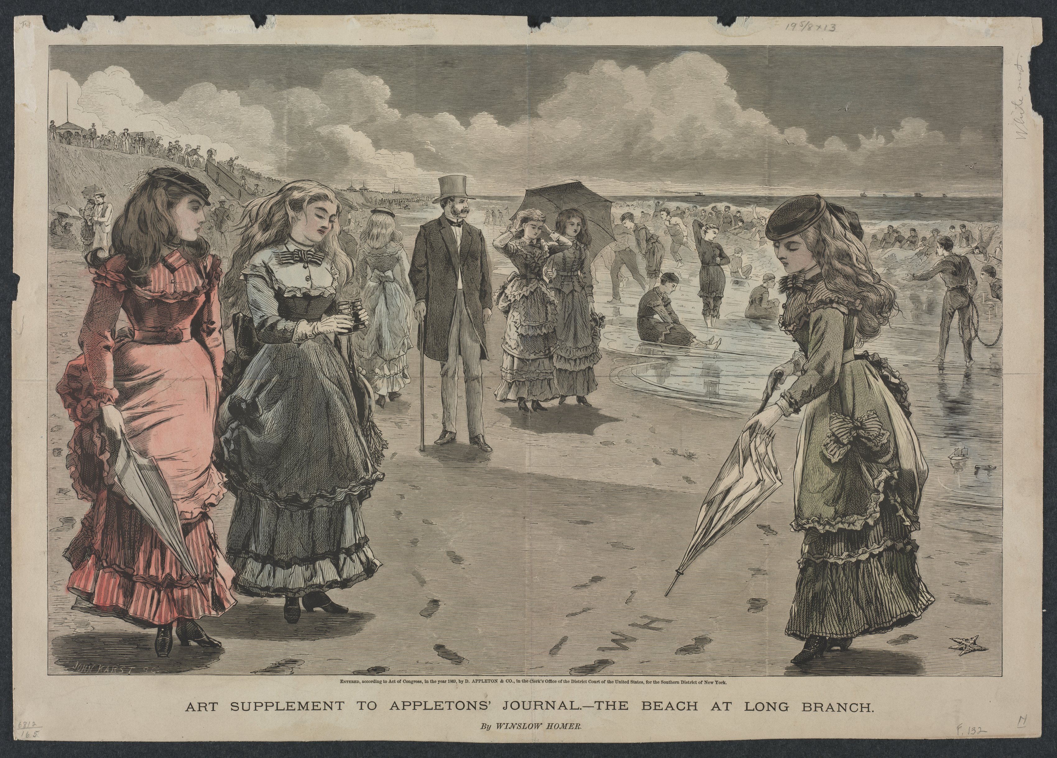 Winslow Homer, The Beach at Long Branch