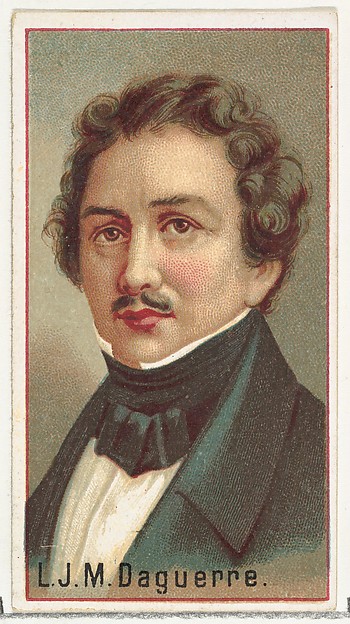 Allen & Ginter, L. J. M. Daguerre, printer's sample for the World's Inventors souvenir album (A25) for Allen & Ginter Cigarettes