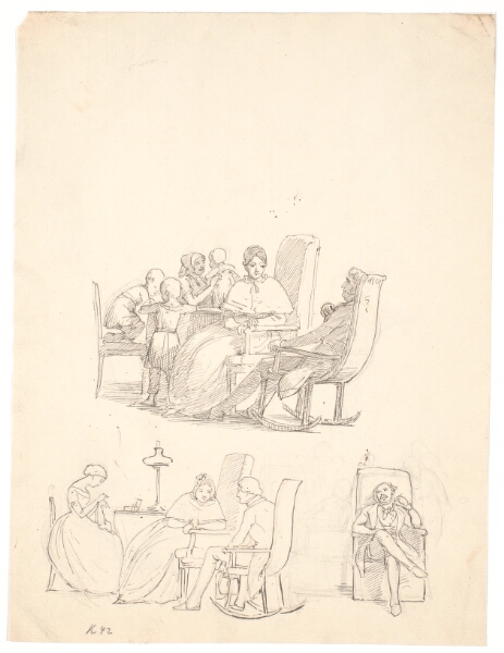 Wilhelm Marstrand, Visitscener