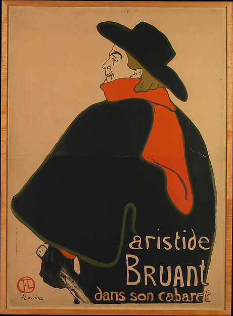 Henri de Toulouse-Lautrec, Aristide Bruant, at His Cabaret