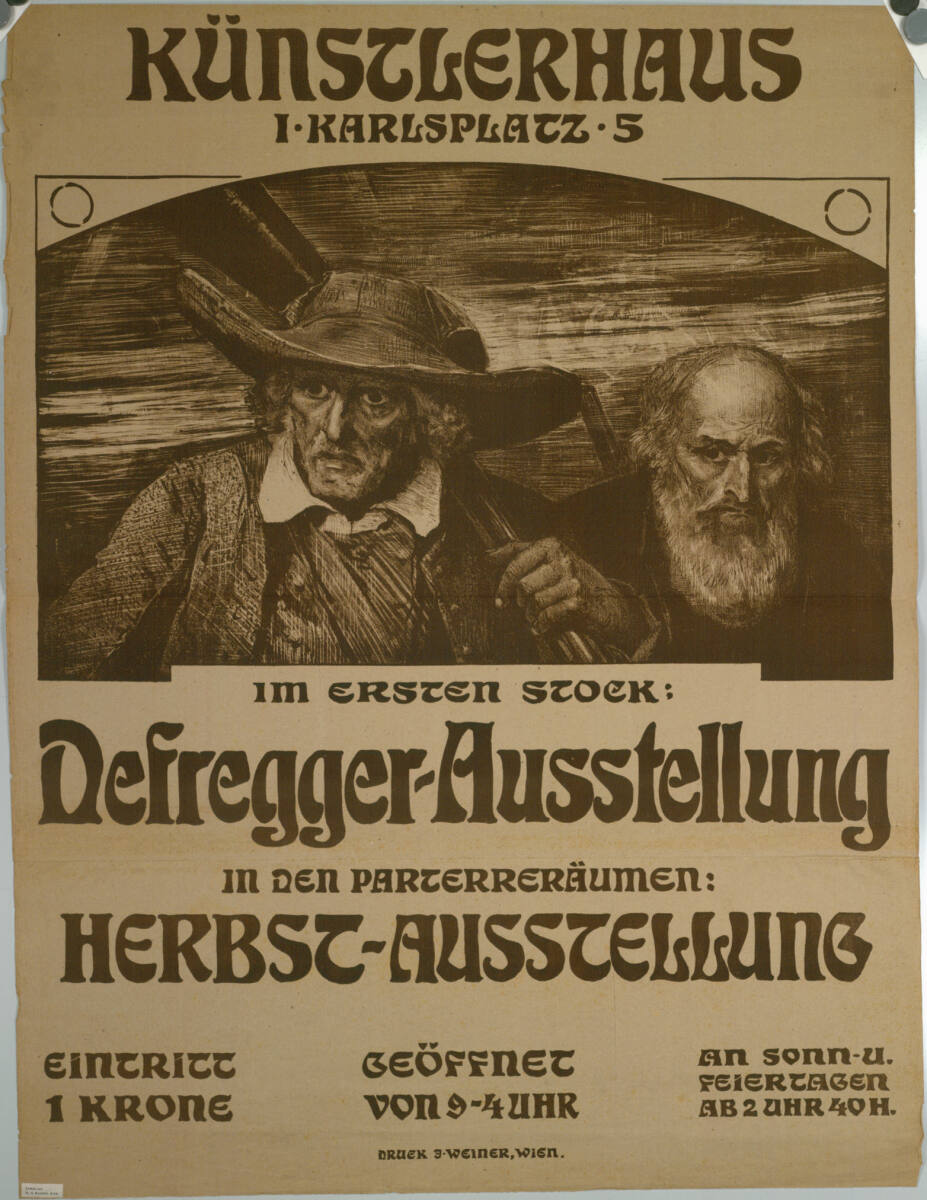 Anonym, KÜNSTLERHAUS; Defregger-Ausstellung; HERBSTAUSSTELLUNG