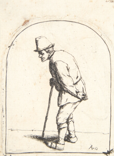Adriaen van Ostade, Bonde med krum ryg
