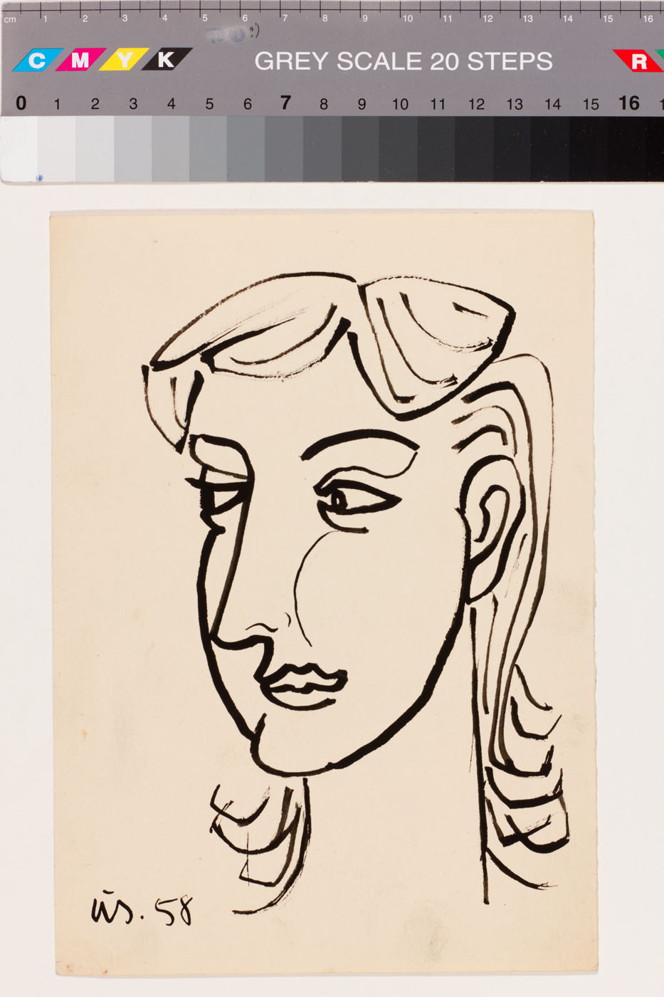 Ülo (autor) Sooster, Woman’s head