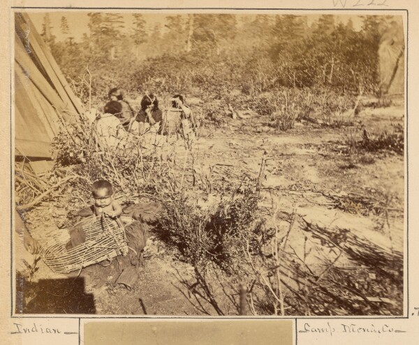 Carleton Watkins, At the Rancherio, Mendocino County, Cal.