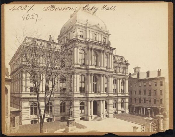 Francis Frith, Boston; City Hall