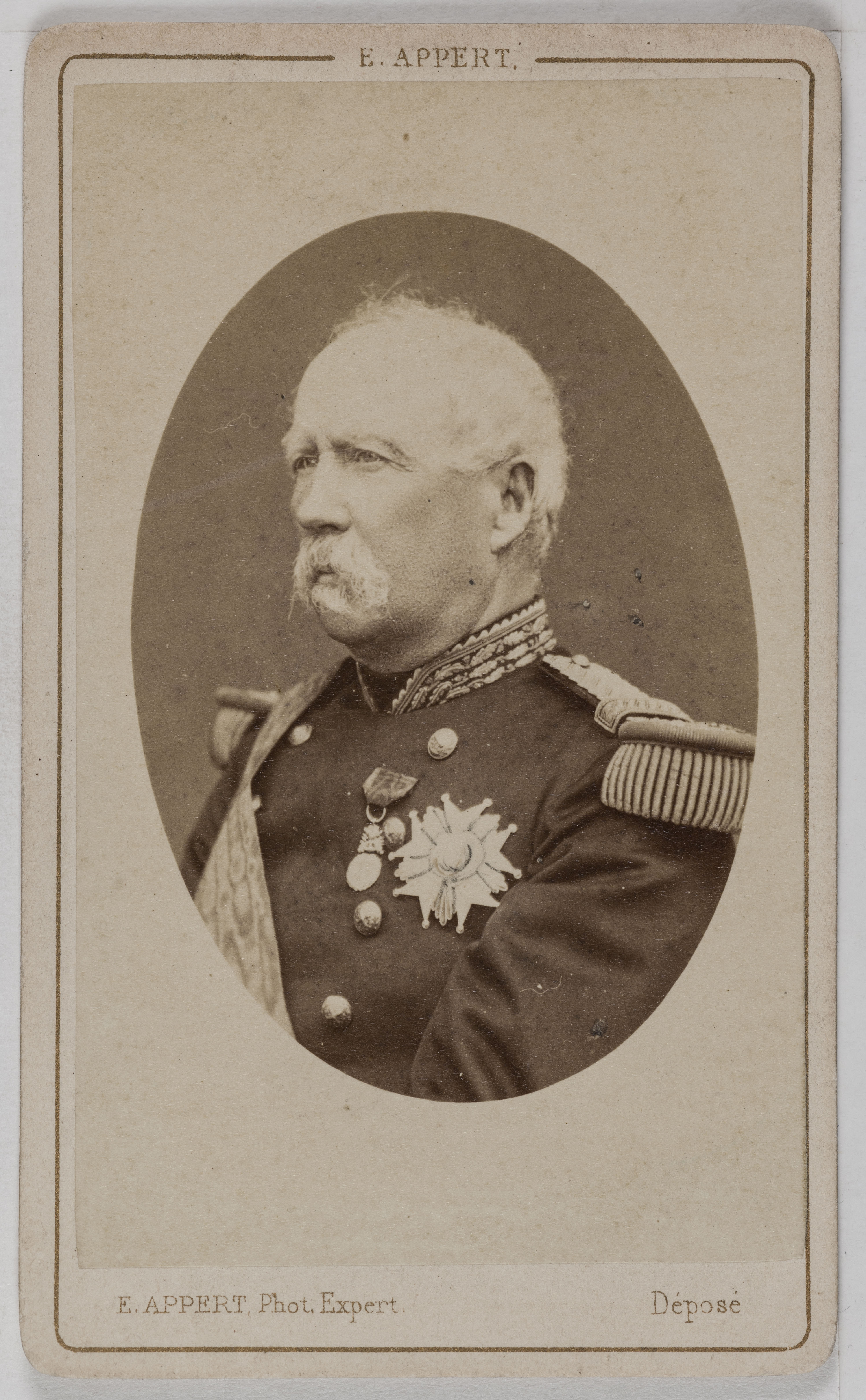 Ernest Charles Appert, Portrait de Patrice de Mac-Mahon, (1808-1893), (Maréchal de France, Président de la République 1873-79)