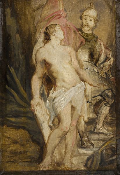 Peter Paul Rubens, Study for Sebastian and George