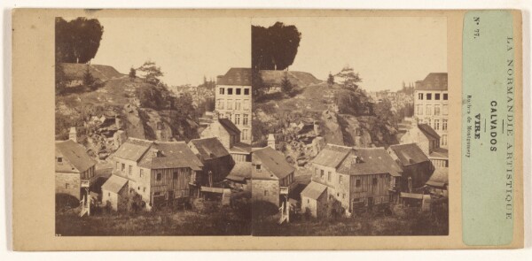 Unknown, La Normandie Artistique. Calvados. Vire. Roches de Montgomery.