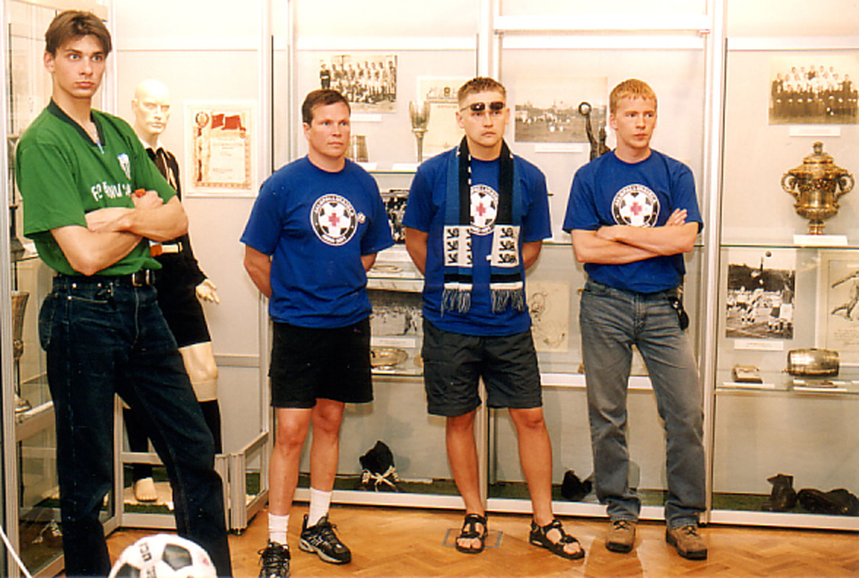 Aldo (author) Bones, Opening of ESM exhibition 'Football is better than...’.
