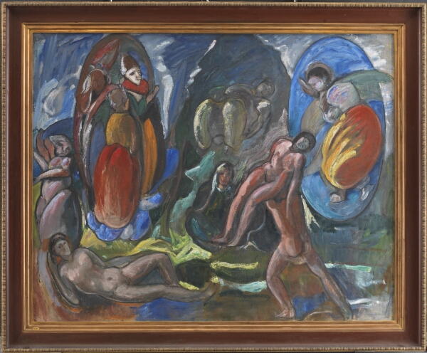 J.A. Jerichau (II), Evas skabelse. Komposition. Opus II