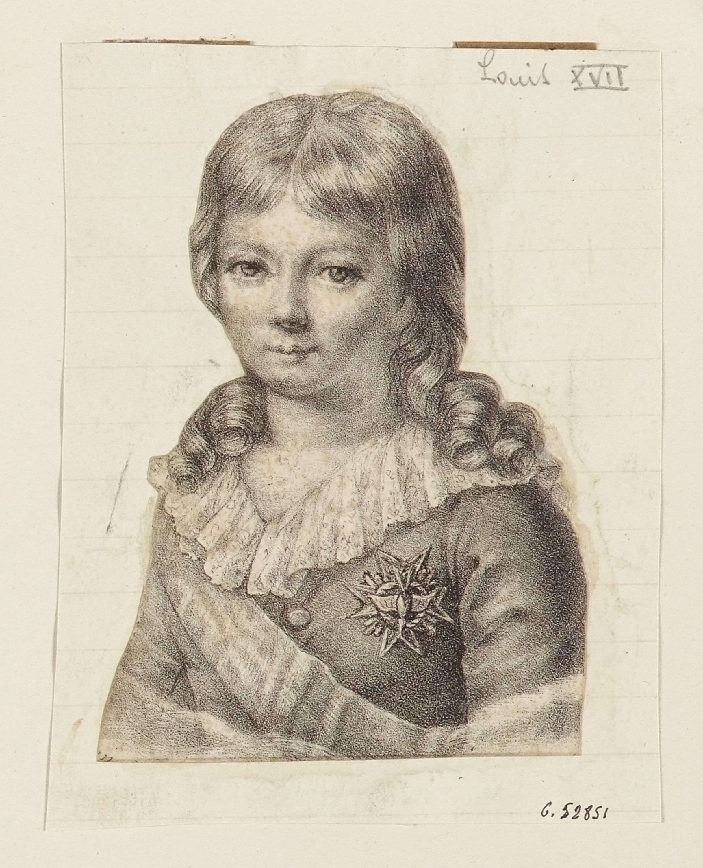 Anonyme, Portrait de Louis XVII