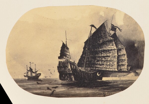 Unknown, [Photographic Copy of a Drawing of a Chinese Junk Ship]