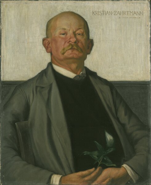 Johan Rohde, Målaren Kristian Zahrtmann