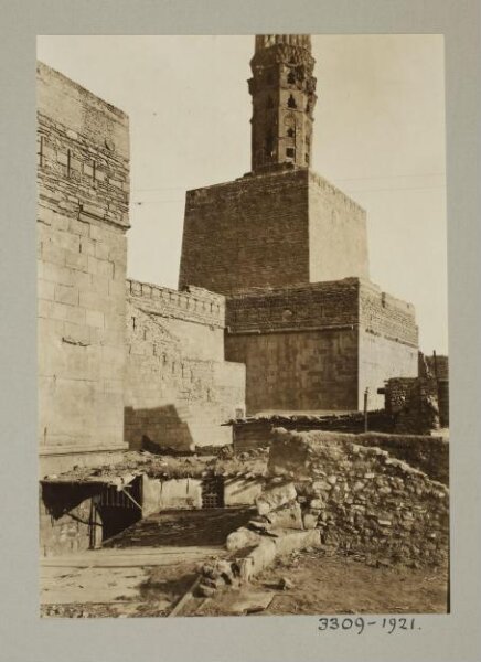 K.A.C. Creswell, North minaret of the mosque of al-Hakim, Cairo