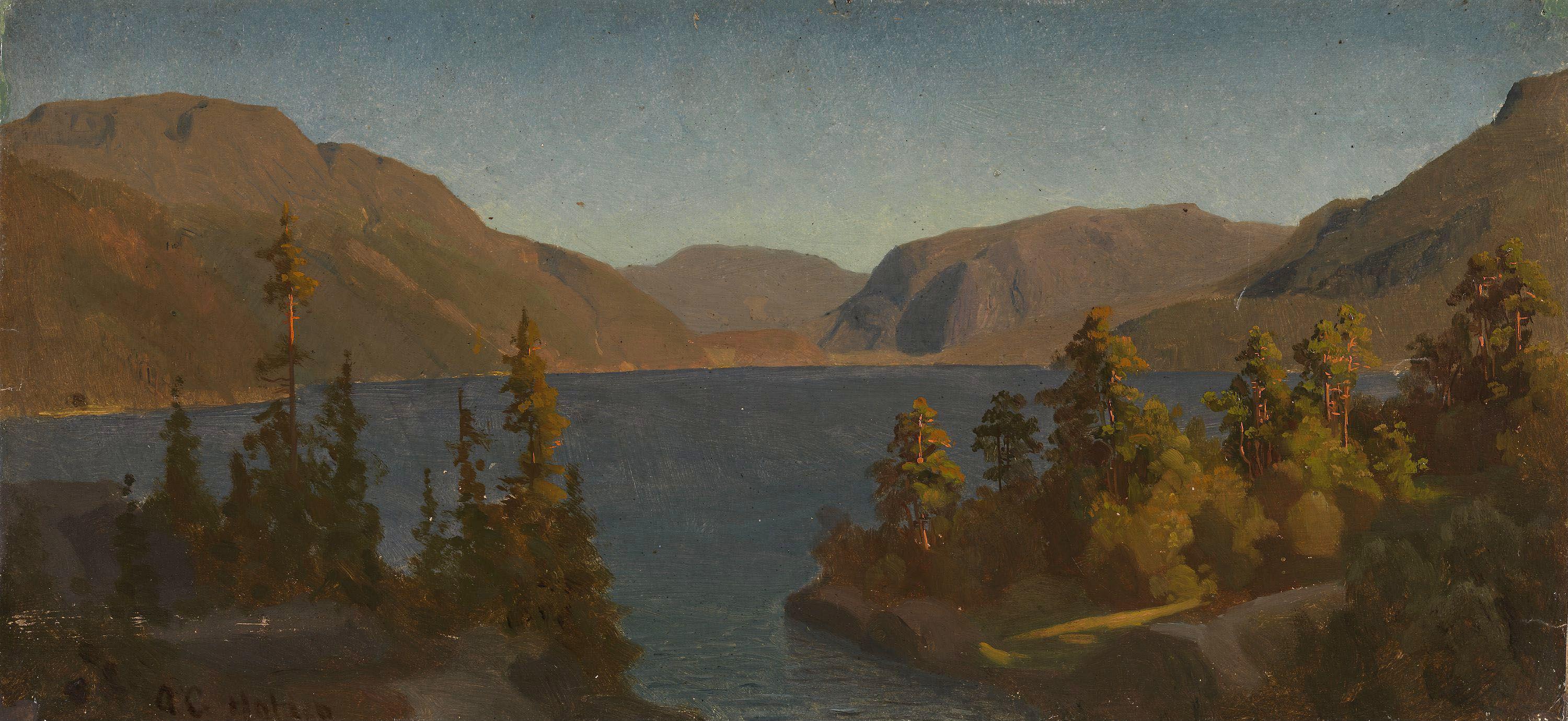 August Cappelen, Lake in Telemark