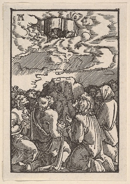 Albrecht Altdorfer, The Ascension of Christ, from "The Fall and Salvation of Mankind Through the Life and Passion of Christ"