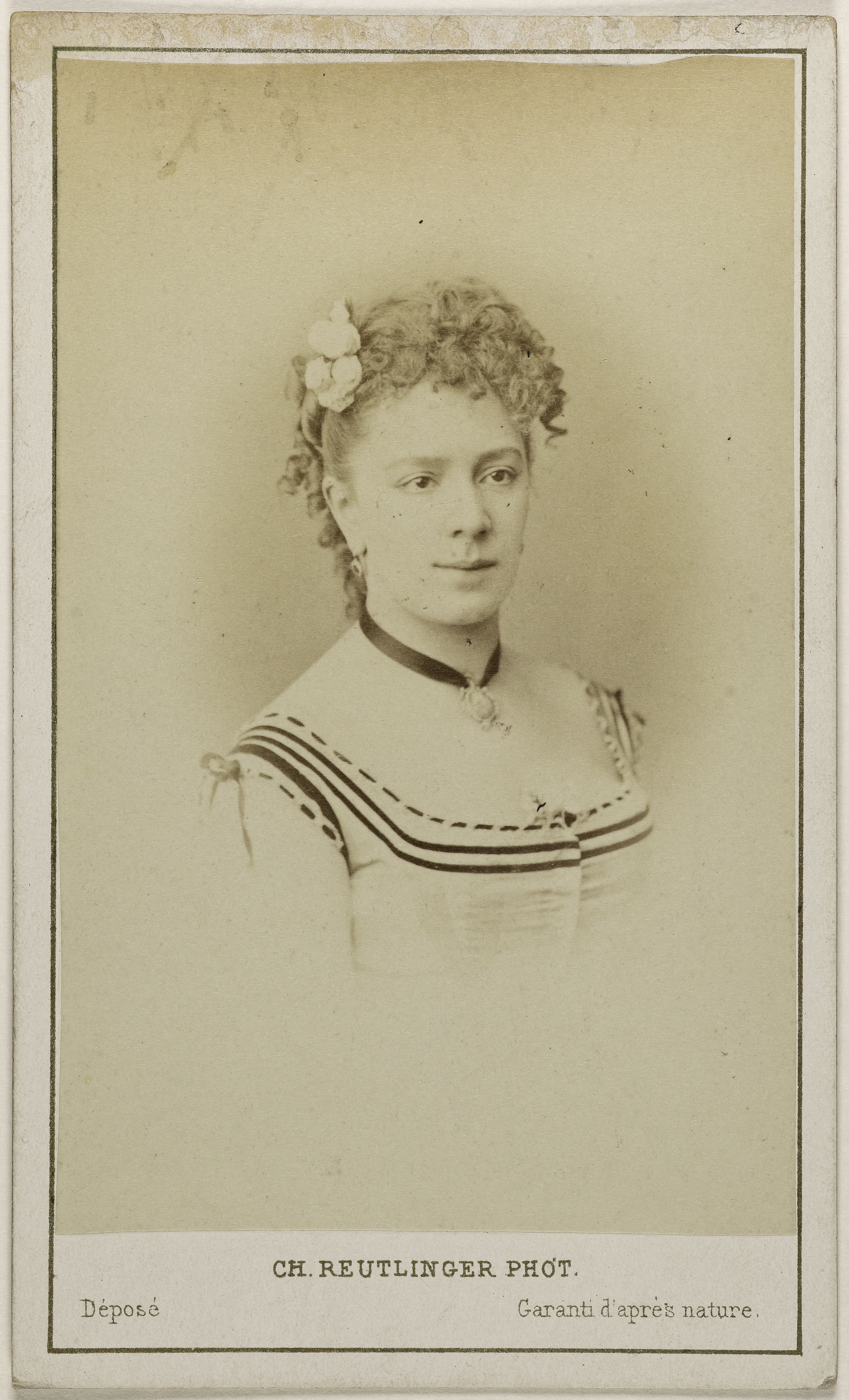 Charles Reutlinger, Portrait de Bellon ou Bellen, Elisa de, (actrice)