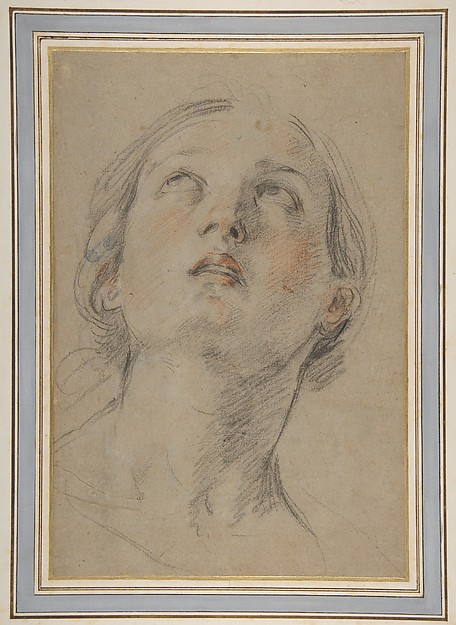 Guido Reni, The Head of a Woman Looking Up (Judith)