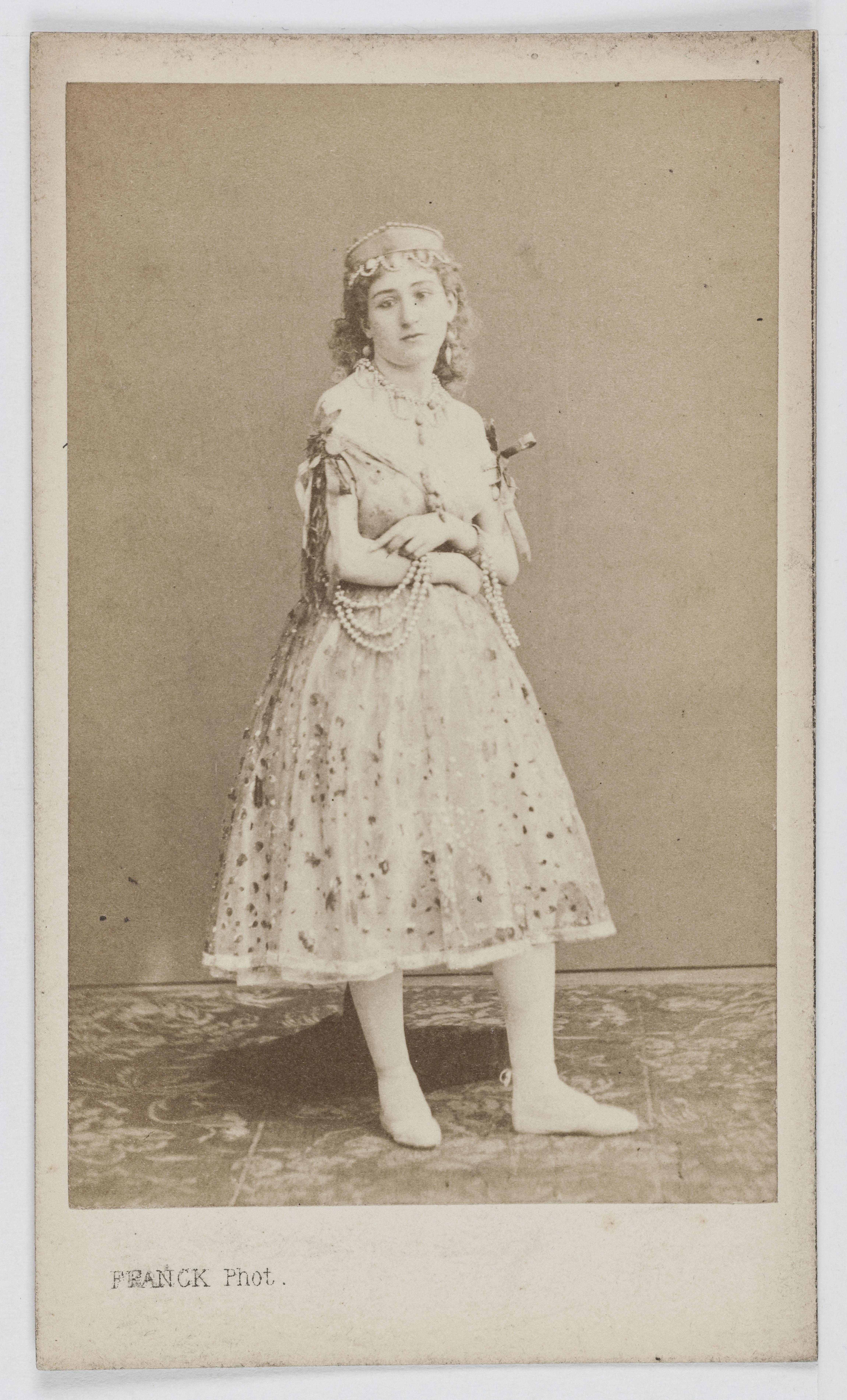 Franck, Portrait de Sidonie, actrice.