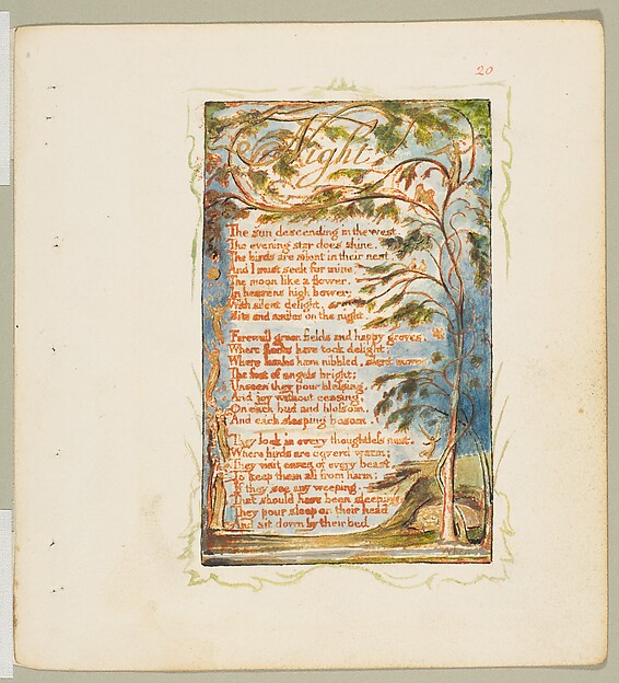 William Blake, Songs of Innocence: Night